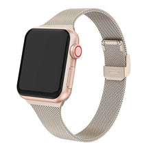 Load image into Gallery viewer, strap For Apple Watch band 44mm 40mm Stainless steel metal bracelet correa for Apple watch 6 5 4 3 SE for iWatch band 42mm 38mm