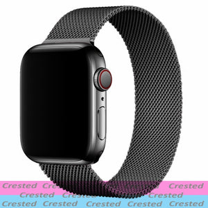 Strap For Apple watch band 44mm 40mm iWatch 42mm 38mm stainless steel Metal bracelet magnetic loop Apple watch 3 4 5 6 se