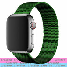 Load image into Gallery viewer, Strap For Apple watch band 44mm 40mm iWatch 42mm 38mm stainless steel Metal bracelet magnetic loop Apple watch 3 4 5 6 se