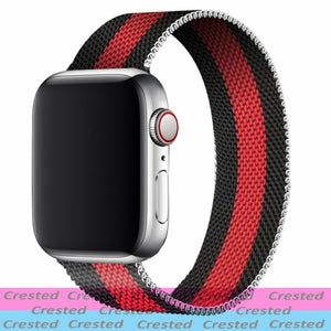 Strap For Apple watch band 44mm 40mm iWatch 42mm 38mm stainless steel Metal bracelet magnetic loop Apple watch 3 4 5 6 se