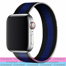 Load image into Gallery viewer, Strap For Apple watch band 44mm 40mm iWatch 42mm 38mm stainless steel Metal bracelet magnetic loop Apple watch 3 4 5 6 se