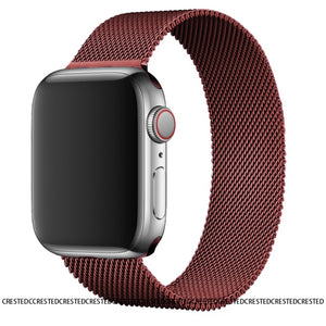 Strap For Apple watch band 44mm 40mm iWatch 42mm 38mm stainless steel Metal bracelet magnetic loop Apple watch 3 4 5 6 se