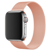 Load image into Gallery viewer, Strap For Apple watch band 44mm 40mm iWatch 42mm 38mm stainless steel Metal bracelet magnetic loop Apple watch 3 4 5 6 se