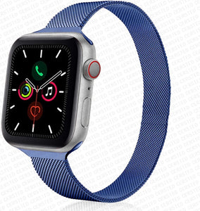 Strap For Apple watch band 44mm 40mm iWatch 42mm 38mm stainless steel Metal bracelet magnetic loop Apple watch 3 4 5 6 se