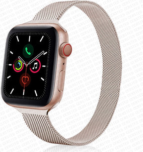 Strap For Apple watch band 44mm 40mm iWatch 42mm 38mm stainless steel Metal bracelet magnetic loop Apple watch 3 4 5 6 se