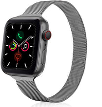 Load image into Gallery viewer, Strap For Apple watch band 44mm 40mm iWatch 42mm 38mm stainless steel Metal bracelet magnetic loop Apple watch 3 4 5 6 se