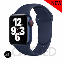 Load image into Gallery viewer, Silicone Strap For Apple Watch Band 44mm 40mm 38mm 42mm Smartwatch Rubber Sports Watchband Belt Bracelet iWatch Serie 3 4 5 6 SE